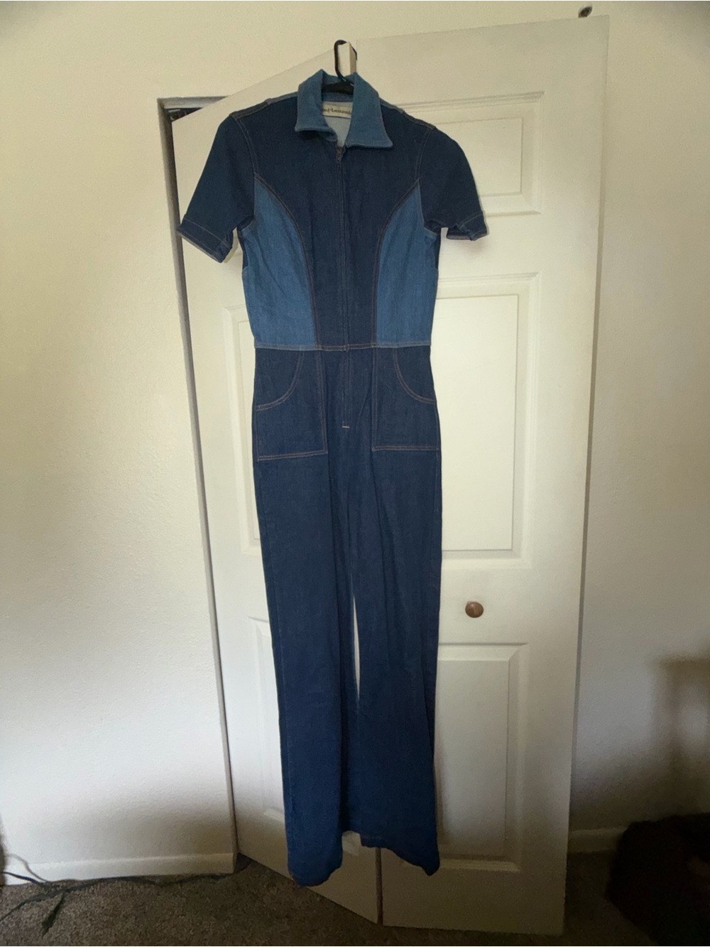 Stoned Immaculate Blue Denim Jumpsuit Small